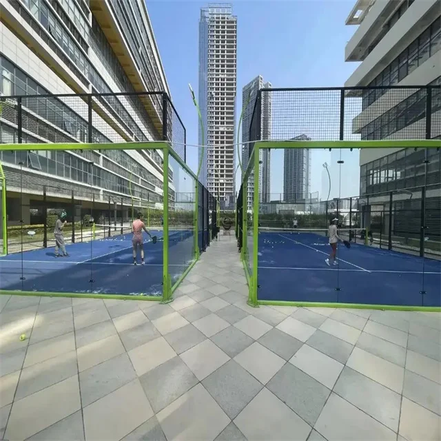 Padel Court Крытый Открытый спортивный корт панорамный весло Теннисный для теннисных видов спорта