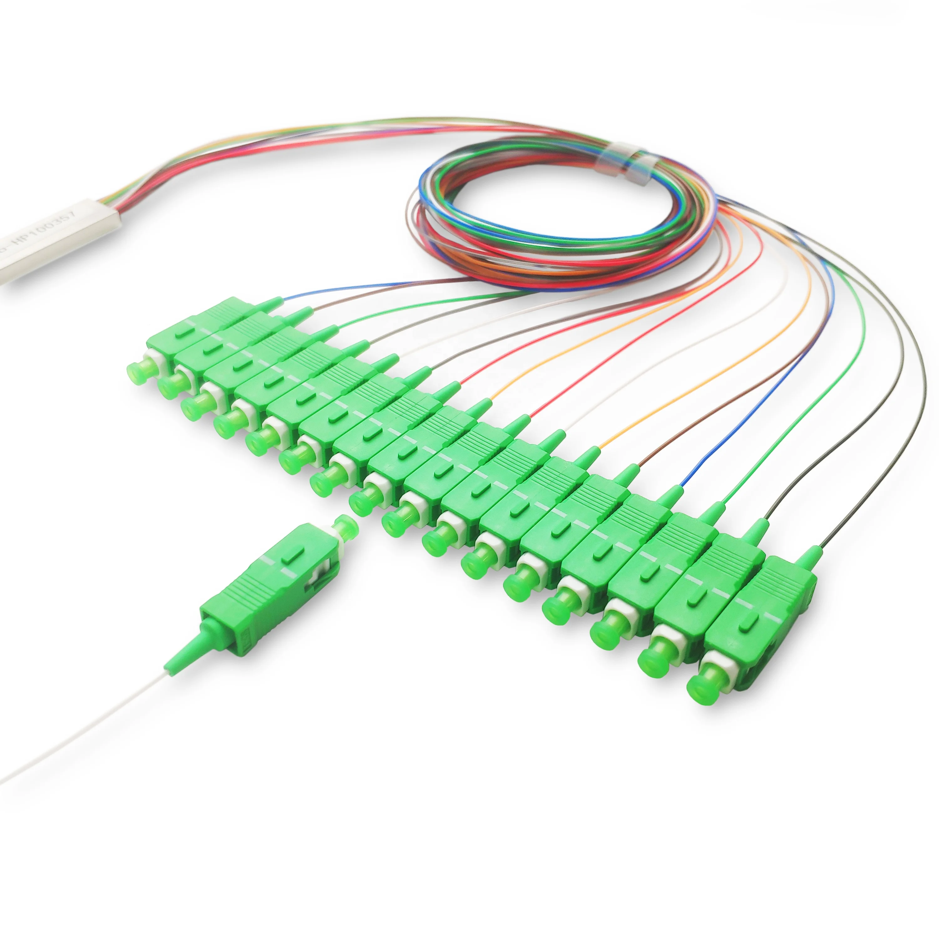 1x4 1x8 1x16 волоконно-оптический ПЛК сплиттер 1x8 с коннектором волоконно-оптический ПЛК сплиттер