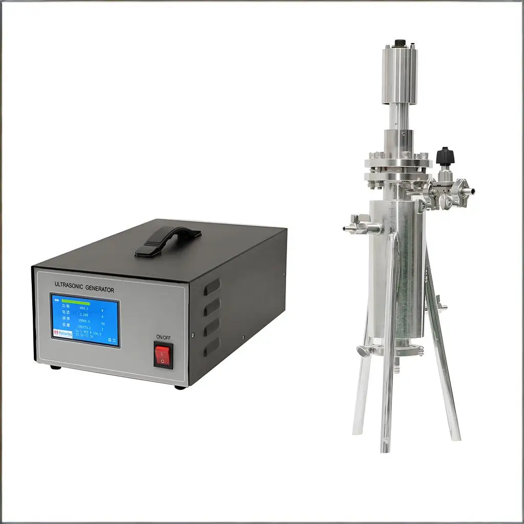 Remote Online continuous flow ultrasonic energy focusing processor with overcurrent overtemperature overvoltage protection