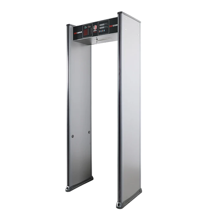 High sensitivity 18 zones metal detector door frame arched walk through metal detector