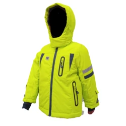 Premier high quality winter kid ski wear with detachable hood waterproof windproof kid ski jacket outdoor for boy