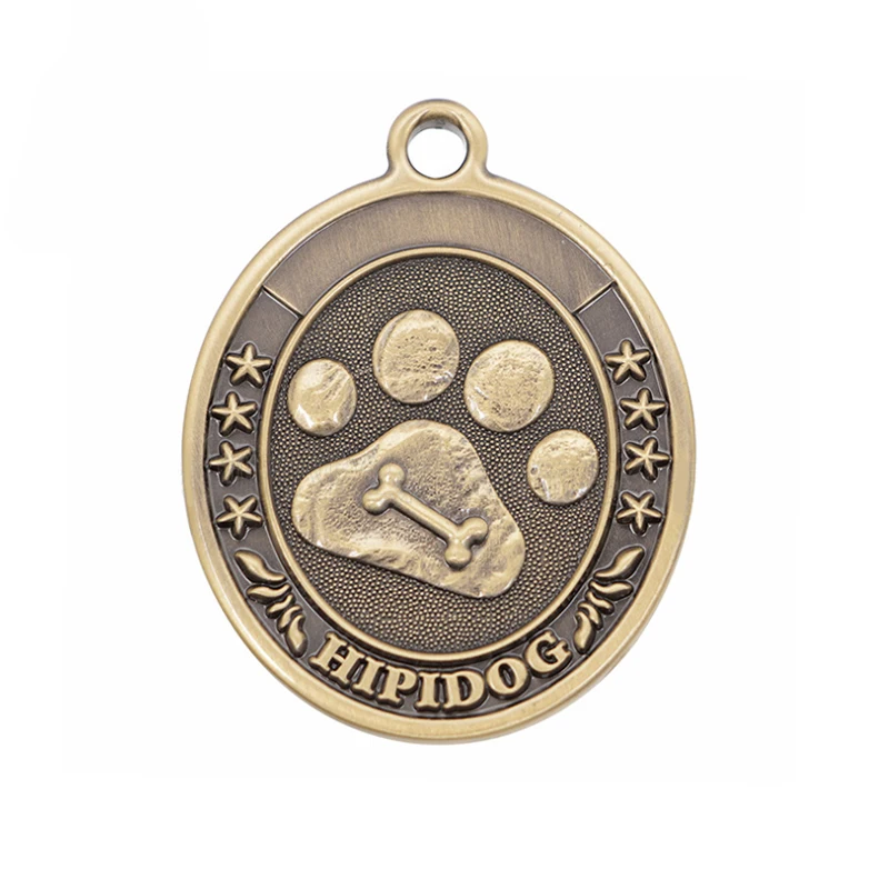 Wholesale Custom Engraved Pet ID Tags Solid Stainless Steel Personalized Dog & Cat Pet Identification