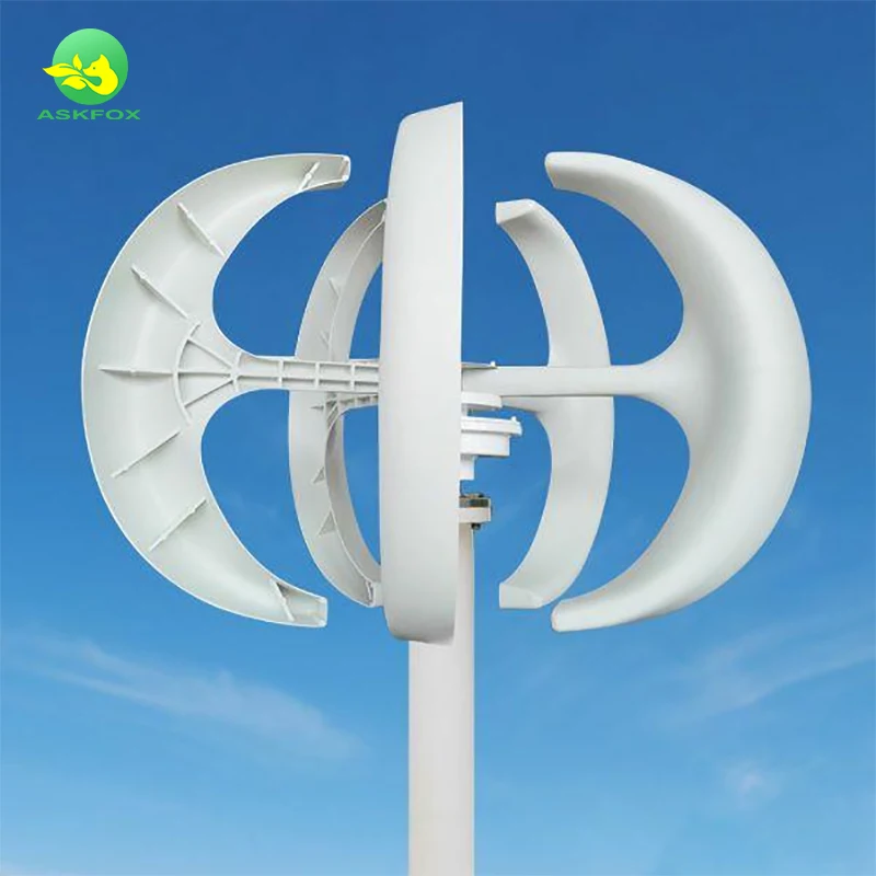 400w 600w 1000w 2000w 3000w Vertical Wind Turbine 3 Phase 12V 24V 48V 96V Vertical Axis Wind Turbine Generators