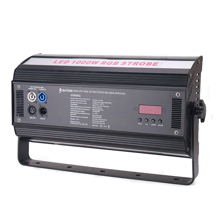 1000W цветная (rgb) светодиодная вспышка освещение диско dj оборудование светодиодных проблесковых огней этап для бар Вечеринка