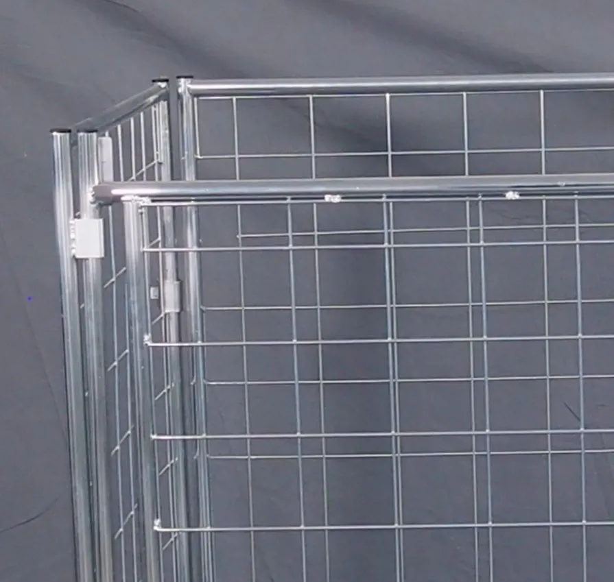 BHK38 Складная и Штабелируемая стальная проволочная сетка, прокатные клетки, контейнер из проволочной сетки