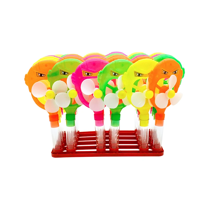 Empty Candy Toys with Plastic Windmill Fan Toy Promotional Toys Dispenser Container Holder for Bulk 2g Sweet Candies