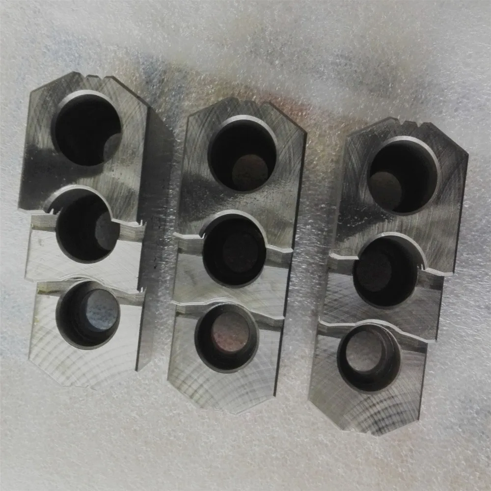 5/6/8/10/12/15-inch Hard jaws for hydraulic chucks Jaw plates 150 mm vice  pad brass strawberry black iron jaws
