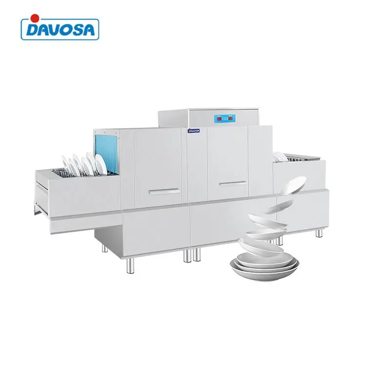 Large capacity dishwashing machine equipment kitchen large industrial dishwasher machine