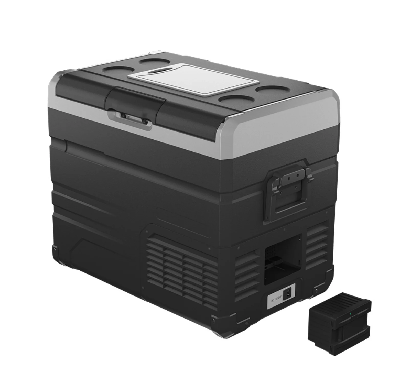 TW45 DC12V24V Dual Zone Car Refrigeratorl Portable Mini Fridge for RV Truck Camping