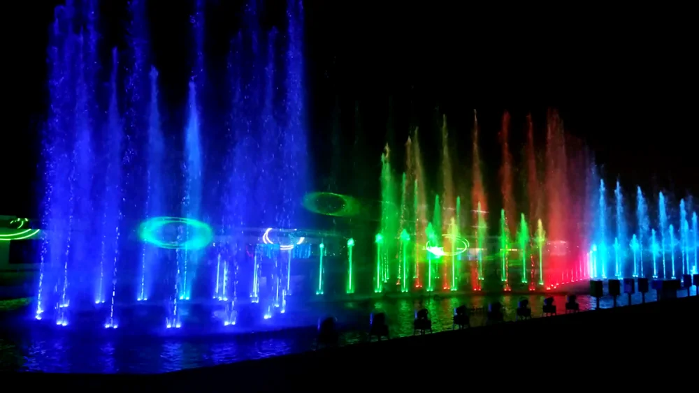 stainless steel sea-gull nozzle music dancing water fountain