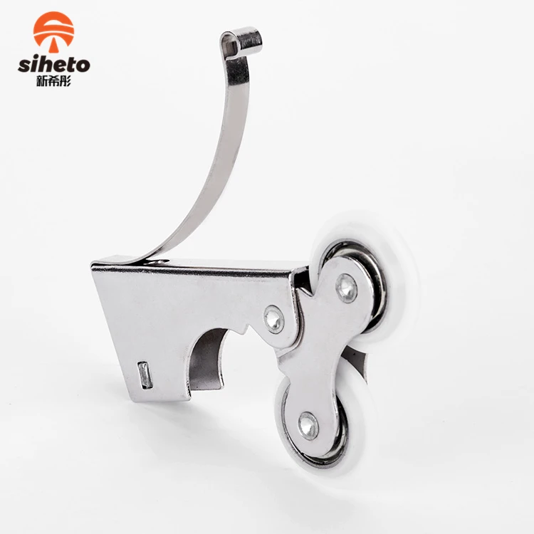 China Supplier Plastic Cabinet POM Sliding Wheels Closet Heavy Duty Sliding Door Rollers