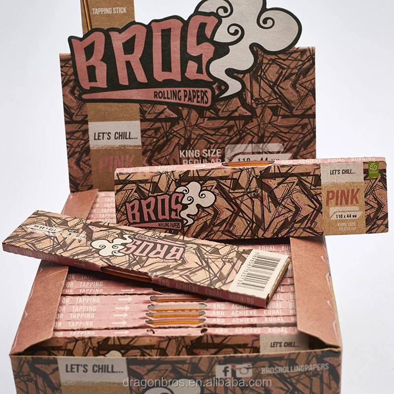 
Classical Ture Hemp Rolling Paper Smoking Custom Your Own Logo 