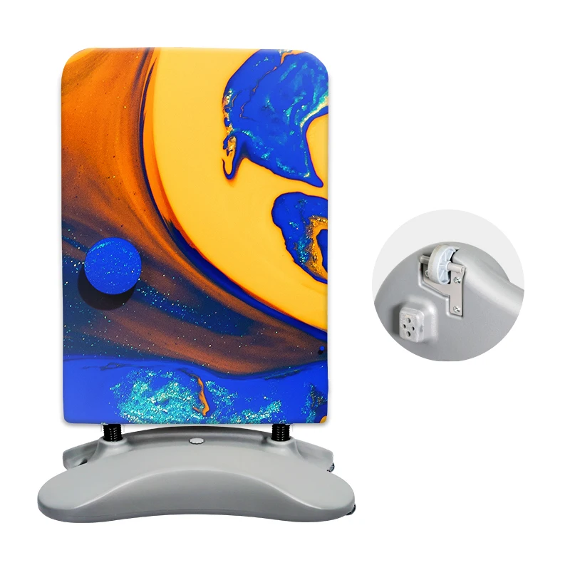 2023 New Design Outdoor Advertising Sidewalk Snap Frame With Water Base Backdrop Stand Pavement Sign