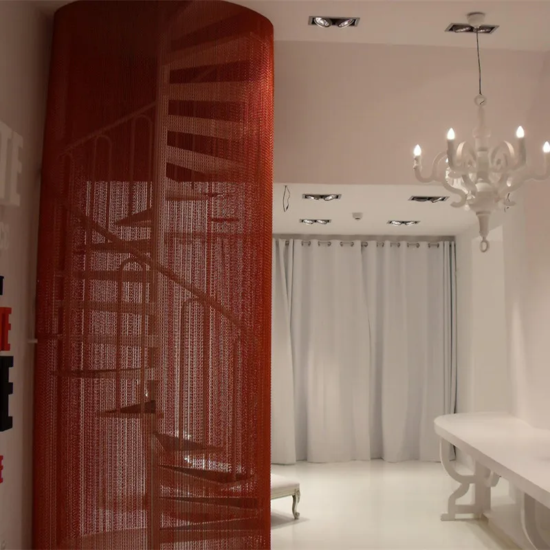 Free Sample Gold Easy Install Screen Blind For Restaurant Pest Control Curtain Hanging