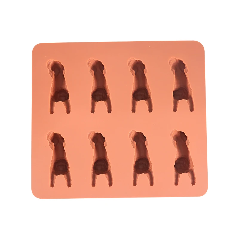 3D Flexible Four Giant Custom  Silicone Funny Ice Skeleton Heads Cooling Ice Cube Mold For Whiskey Personality Bar