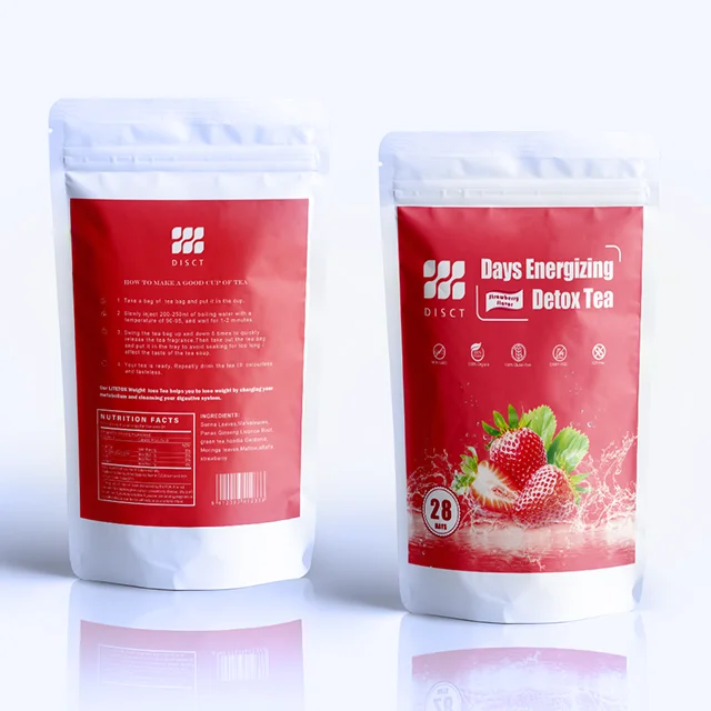 OEM herbal 28 days detox beauty  slimming tea to lose weight