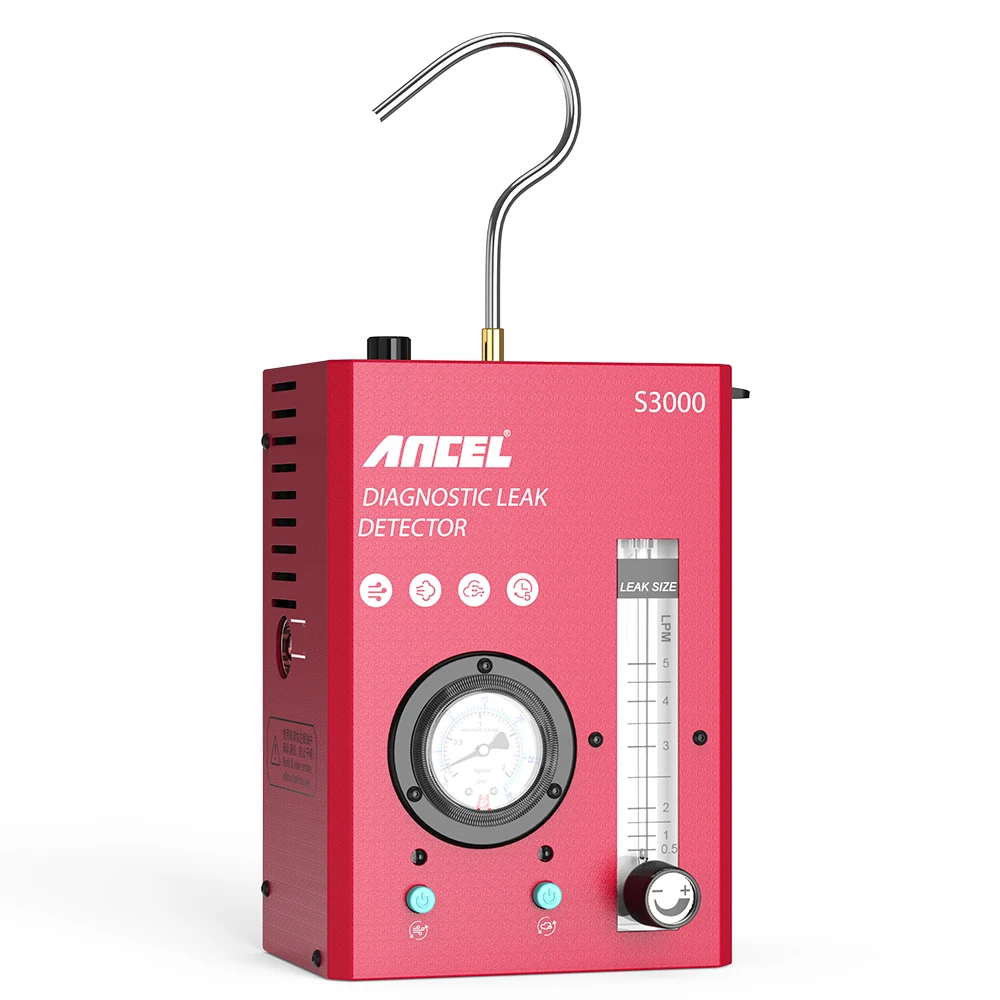 ANCEL S3000 Auto Smoke Detector Leak Tool Car Diagnostic Tools Various Pipe Fittings Test For Motorcycle Automotive Diagnosis
