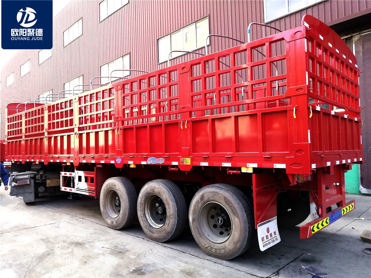 OYJD Trailers brand Quality Ethiopia Market Special Customized Use Stones Sands Transport Strengthen Sidewall Fence