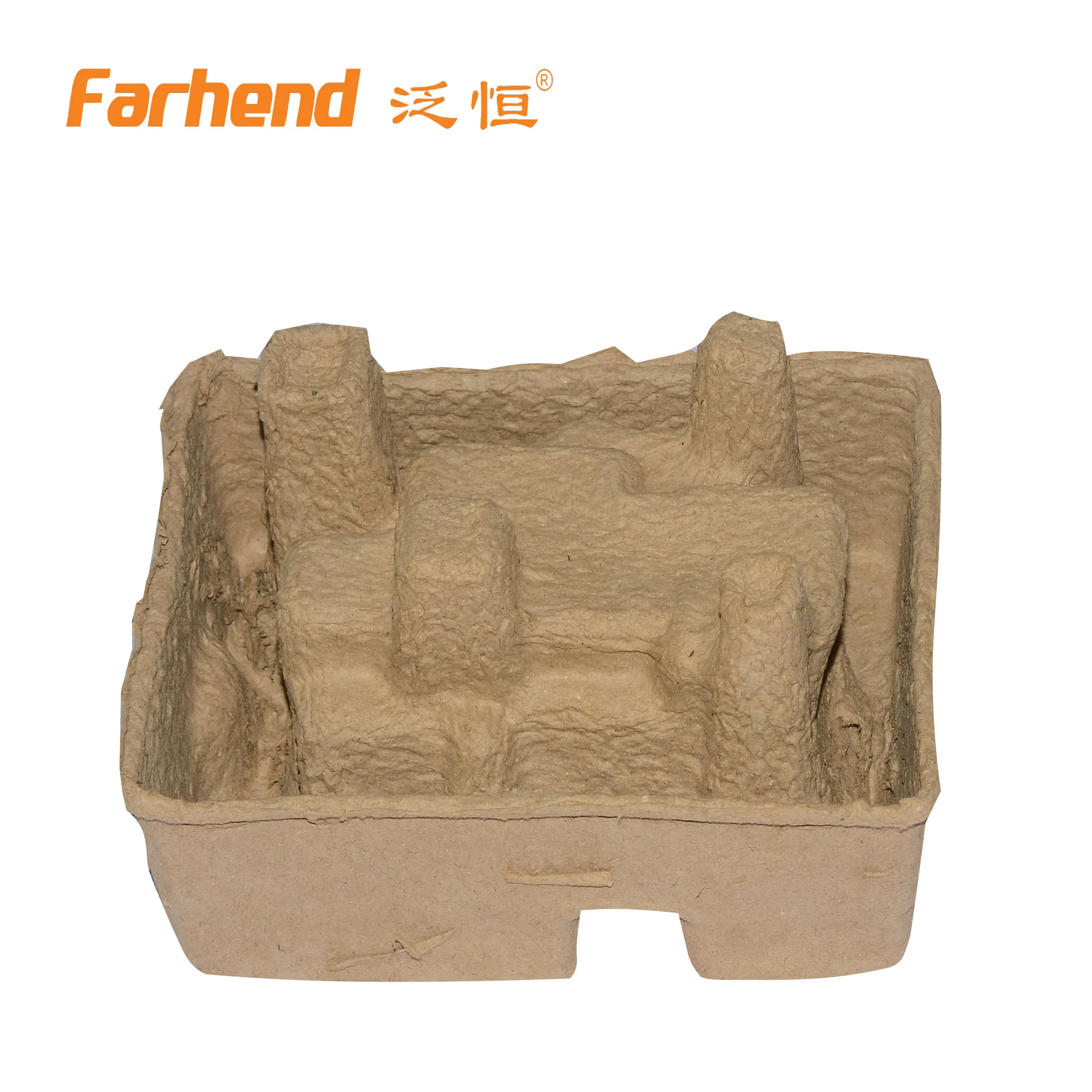 Wholesale  high quality recycled molded pulp packaging  toner cartridge for hp CE250 CE252 CE253 740 250 505 egg shell