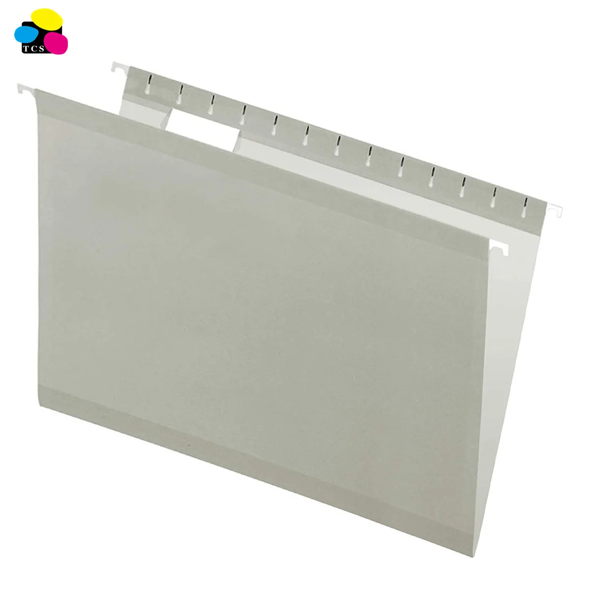 
office supply 1/5 Cut 8 1/2in. x 14in Legal Size2 Tone Gray Hanging File Folders  (625310122)