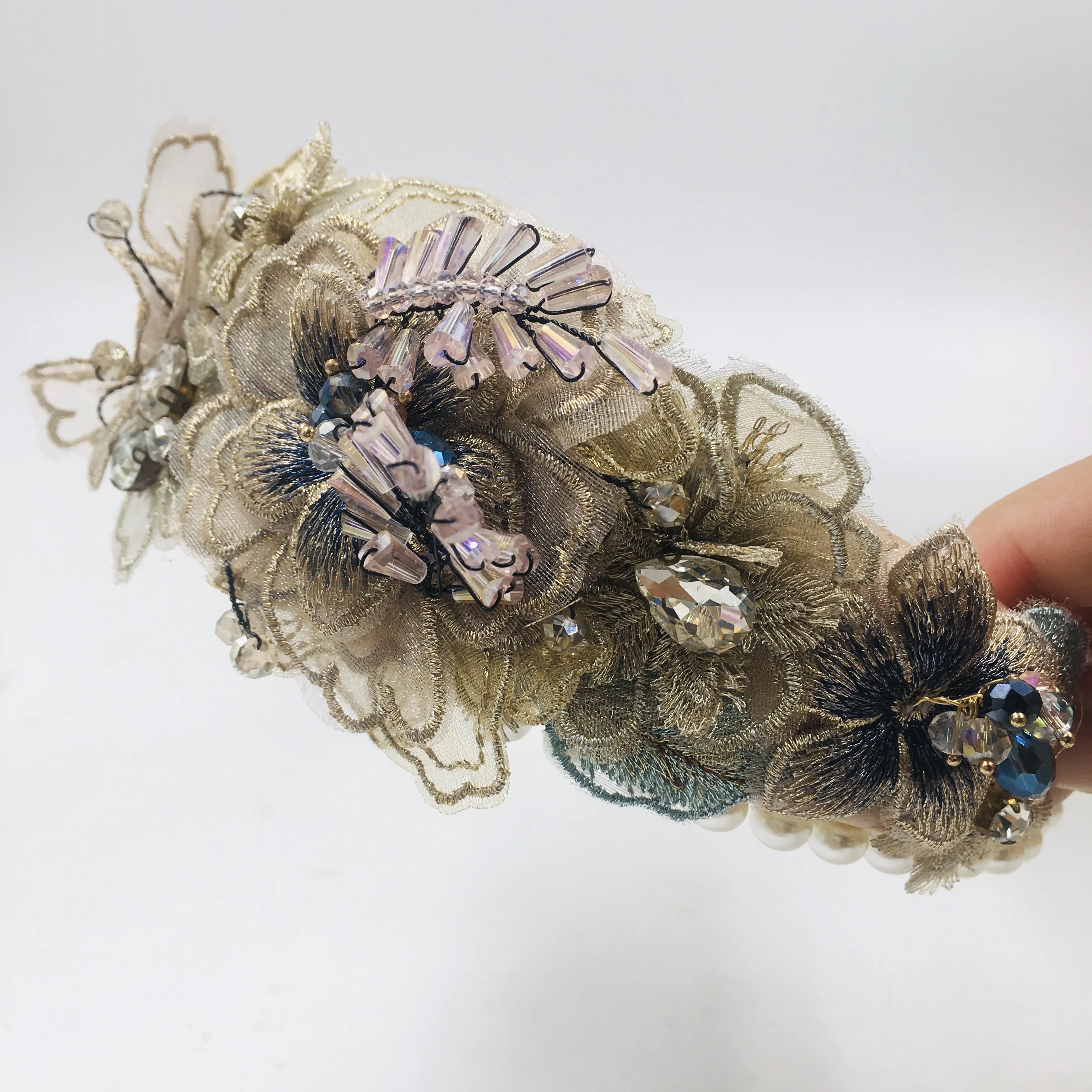 FINESTYLE  Ready to ship 015 hair accessories for girls beauty headband baby bow hairband