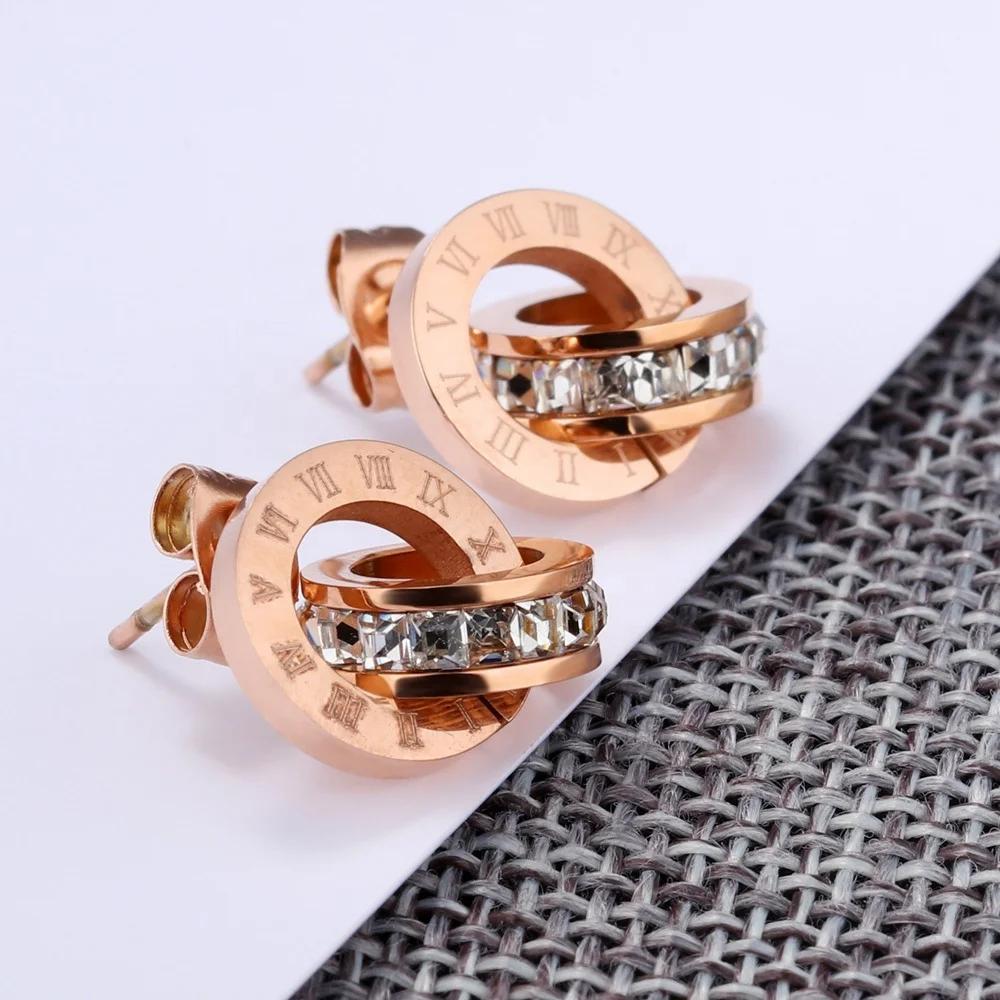 Elegant Noble Girlish Manufacture Fashion Zircon Jewelry Diamond Earring
