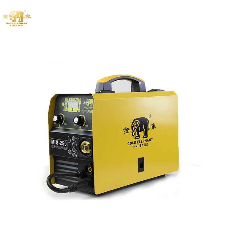 Golden Elephant Высококачественный инвертор 200A Mig Welder Inverter Mig 250 с пистолетом 15Ak Сварочный аппарат Mig