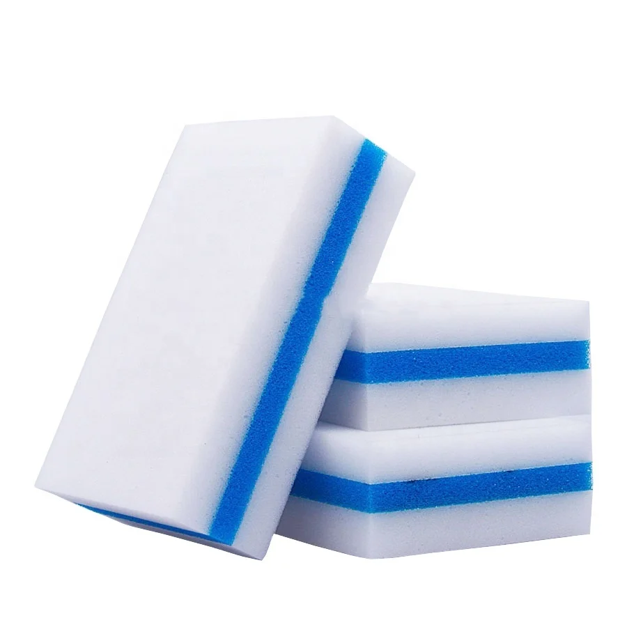 Customized melamine magic eraser dish sponge for cleaning your kitchen