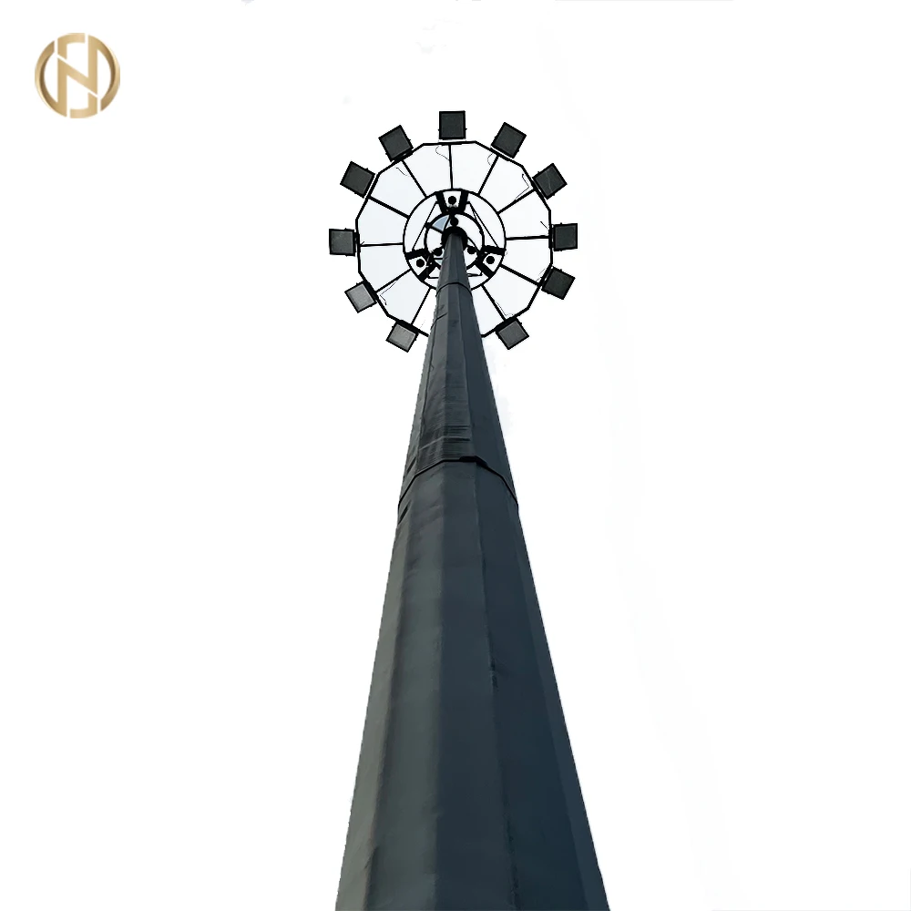 Galvanized Steel High Mast Landscaping Lighting