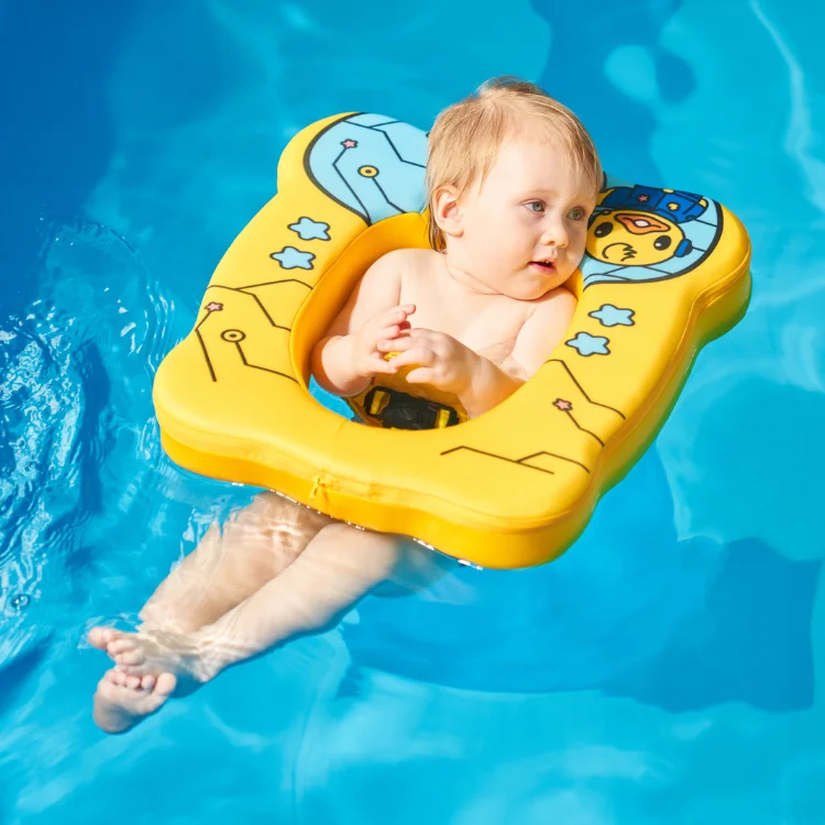 Free Swimming Baby Inflatable Swim Float Seat Boat Pool Swim Ring for Toddler