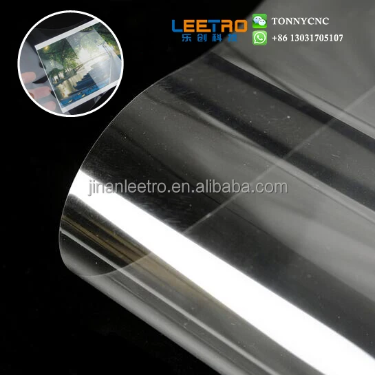 Clear PET Double Sided Adhesive Cold Laminating Film For Photo