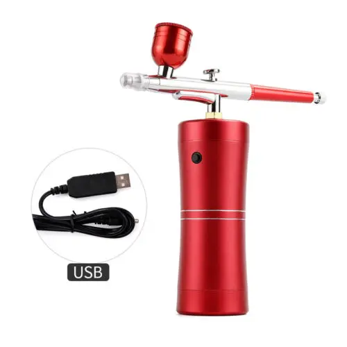 Mini Handheld Rechargeable Facial Oxygen Injection Meter Nail Hair Coloring Spray Gun