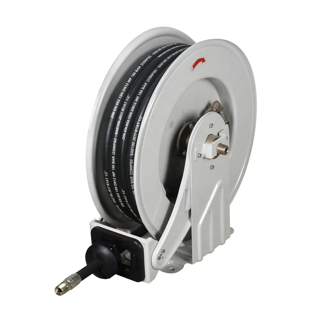 Heavy Duty Industrial-Grade Retractable Oil Hose Reel with Hose Auto Rewind hose reel