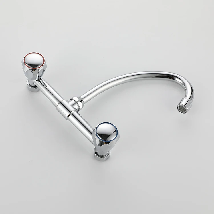 Высокое Качество бортике двойная ручка 2 способа кран для горячей и холодной воды кухонный водопроводный краны Регулируемый Полностью