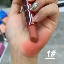 My Logo 63 Colors Waterproof Lipstick Elegant Pink Clear Square Tube Matte Vegan Makeup Lip Stick