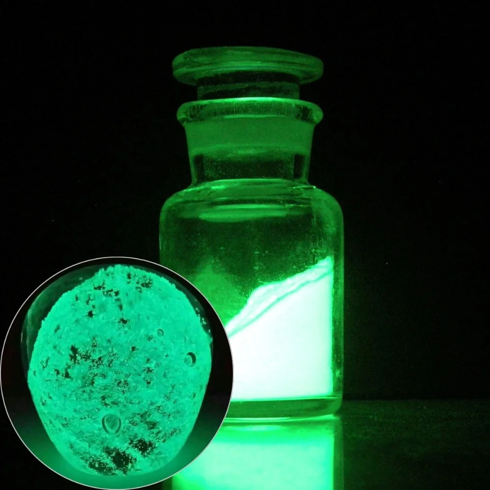 Luminous Powder/Strontium Aluminate Crystal Application for Road Paint Outdoors Painting Photoluminescent Pigment for Body Paint