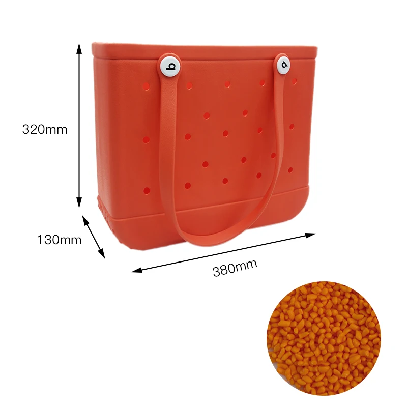 Wholesale Raw Material Used For EVA Handbag Tote Bogg Bag Quality Rubber Silicone EVA Foam Beach Bag EVA Bag