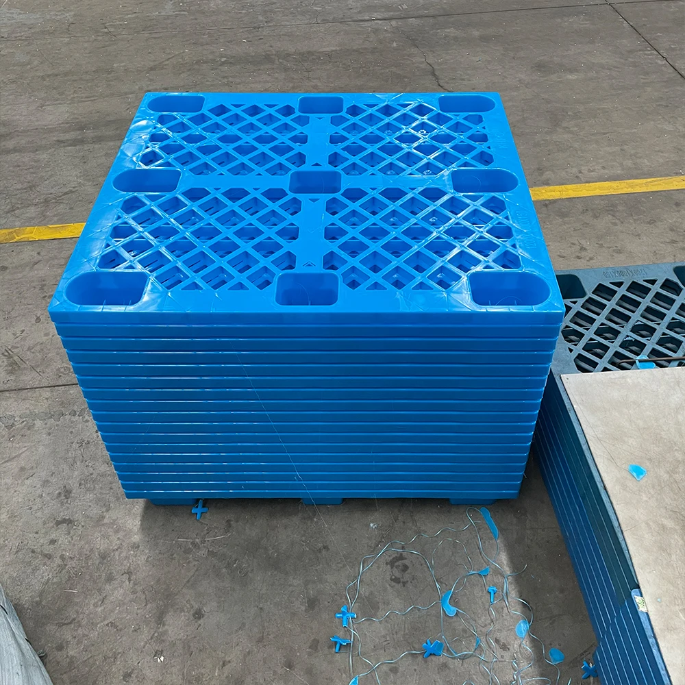 manufacturer industrial Euro blue plastic pallets for sale