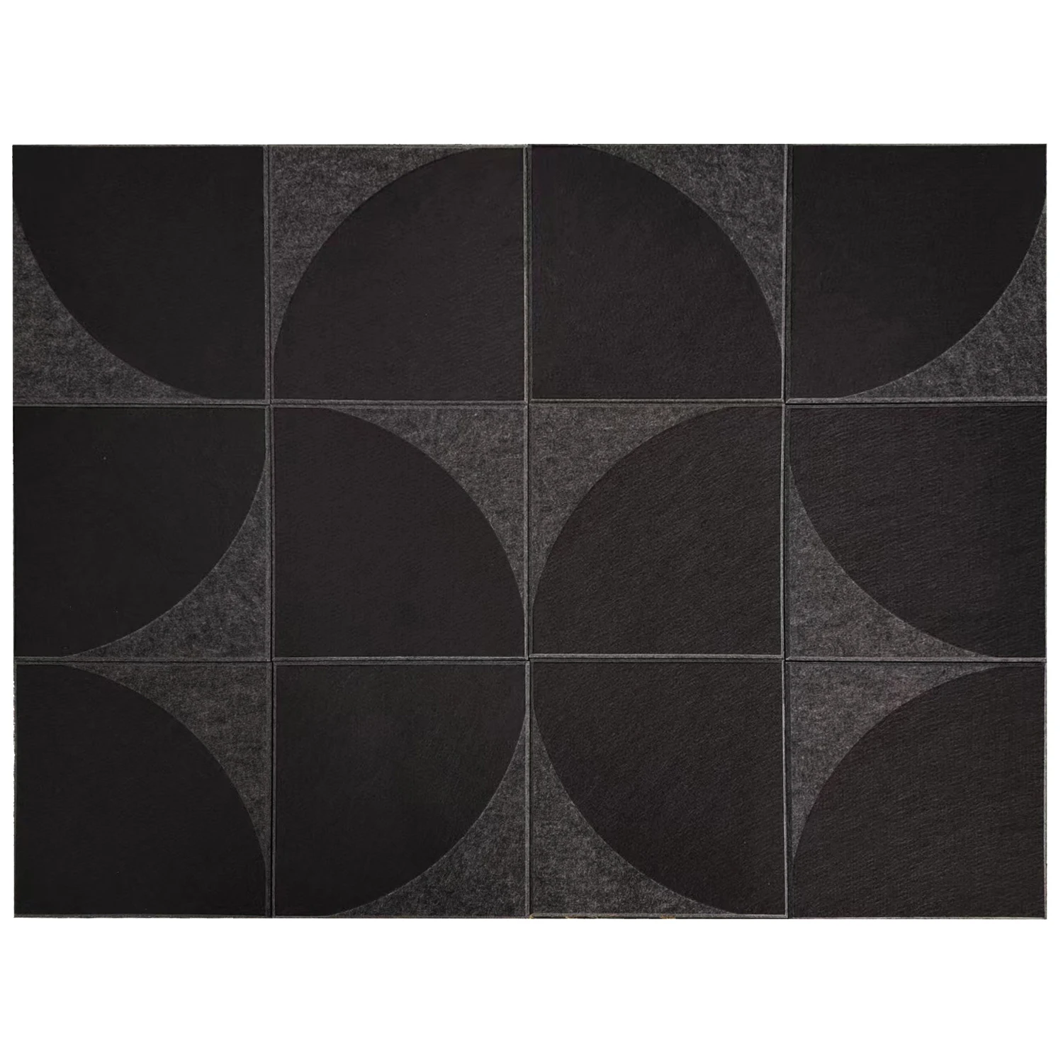 400*400mm Interior Decoration Home Office Wall Ceiling Room Partition Recycled Colorful PET Felt Polyester Acoustic Panels