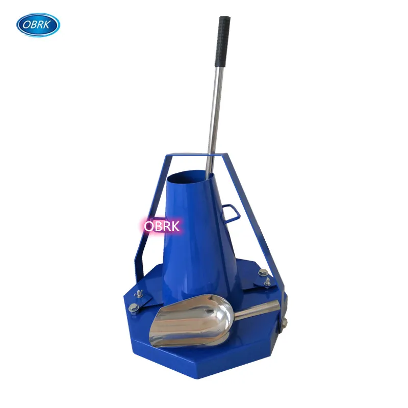 Китайский уплотнительный конус для бетона из нержавеющей стали полный набор испытательный аппарат уплотнения конуса с ковшом и штампованным прессом