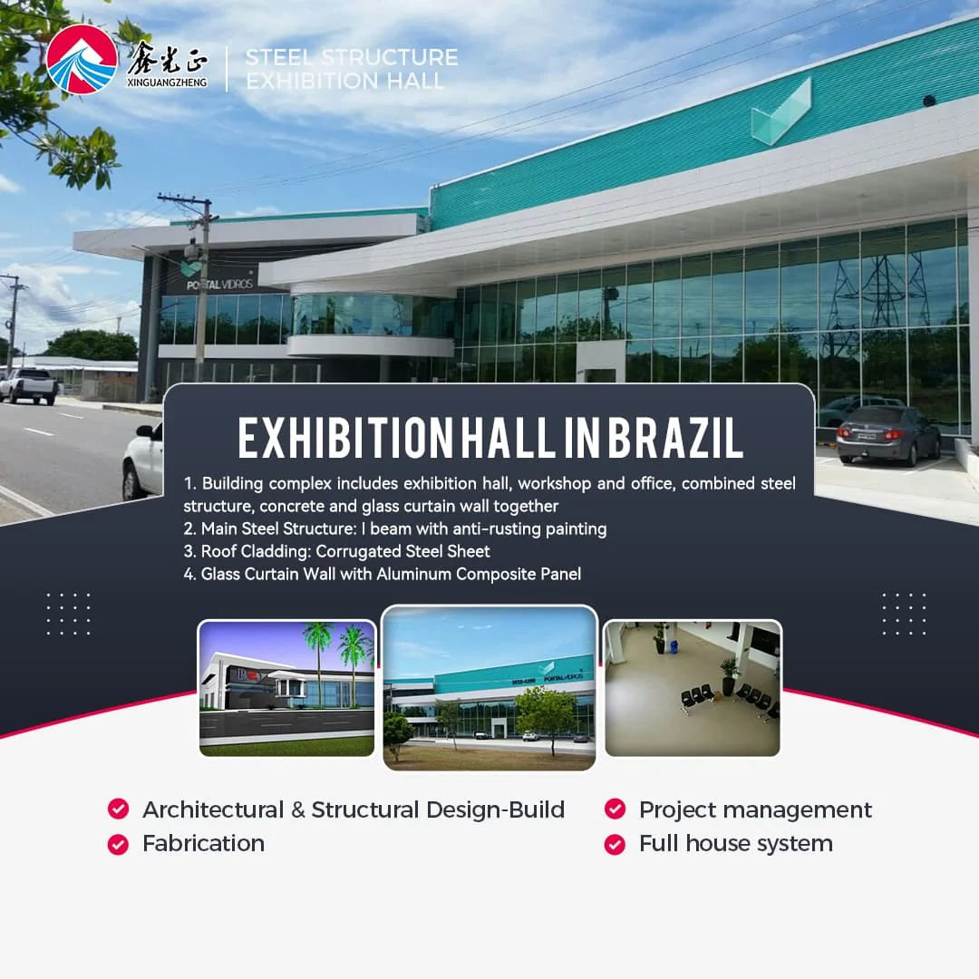 Cost-effective prefab metal alloy Structure factory logistics hall
