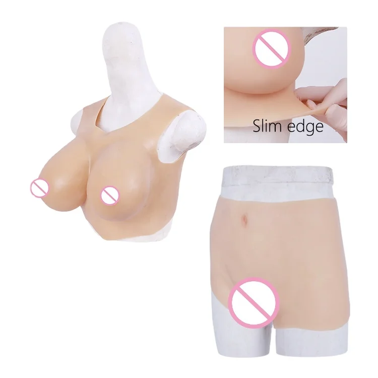 
Realistic Breasts Amp Silicone Vagina Underwear Soft Silicone Suit For Crossdresser Transgender 