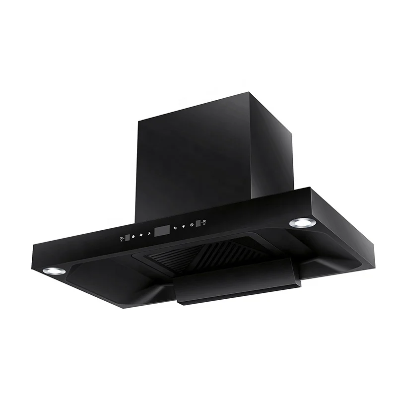 Range Hood Kitchen Exhaust Wall Mounted Sense Control Gesture With WIFI Control Chimney Hood