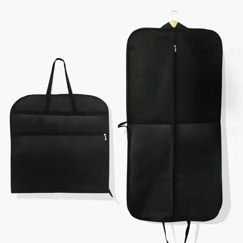 Custom logo non woven garment bag suit cover travel garment bags