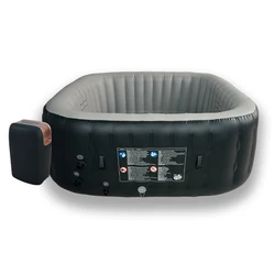 Square Massage Bath Crock Spa Inflatable Hot Tub Outdoor  Spa 180cm X 70cm Sale Smart Power GAL Pump Technical