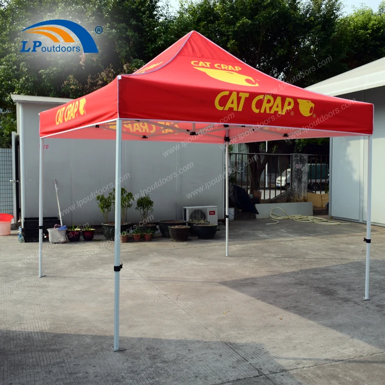 3X3m Small Temporary Shelter Folding Aluminum Frame Tent with logo Printing Canopy for Sale