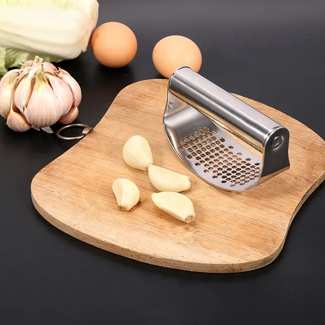Amazon Hot Garlic Press Rocker Factory Wholesale Garlic Squeezer  Stainless Steel Garlic Press