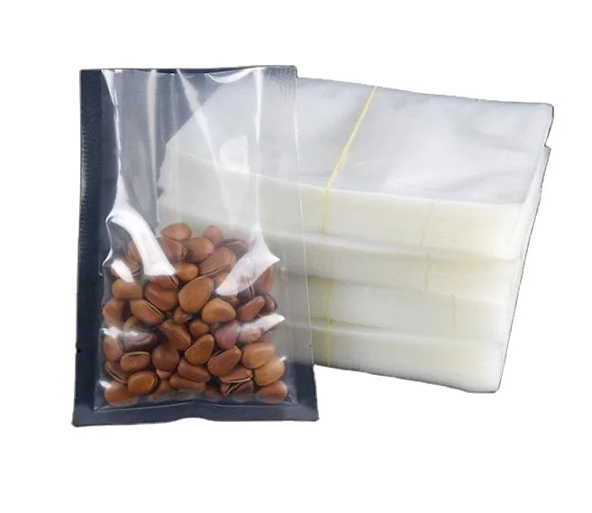 Custom thick vacuum bag compostable plastic chamber vacuum sealing bag heat seal vacuum packaging bags for meat