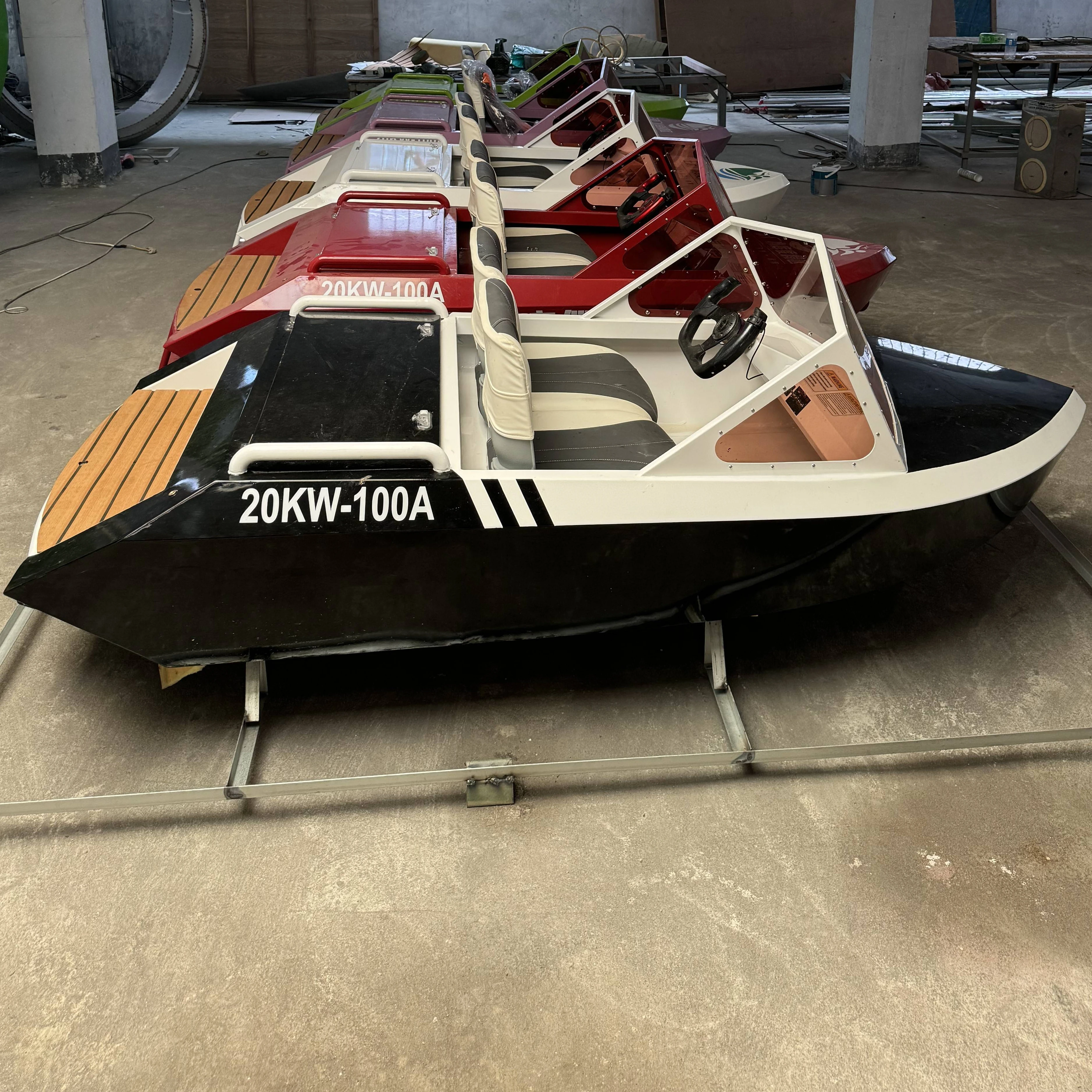 Speed Boat Mini Jet Boat Electric New Energy Welded Aluminum