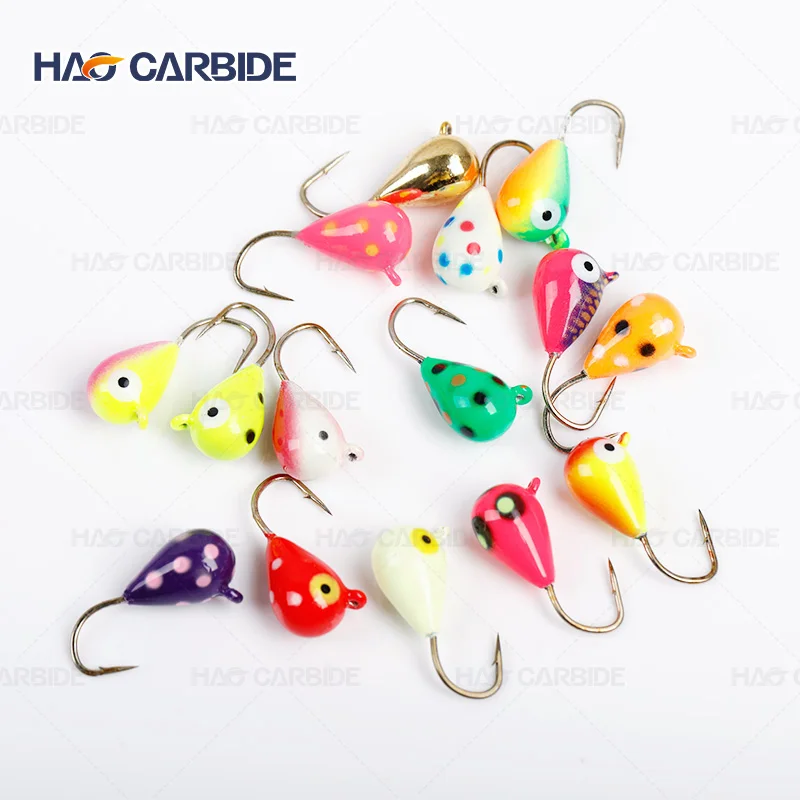 wholesale tungsten fishing jigs bulk price/tungsten tear drop shape fishing ice jig